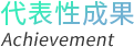 代表性成果
